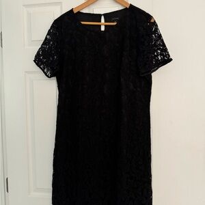 Ann taylor black Lace dress
